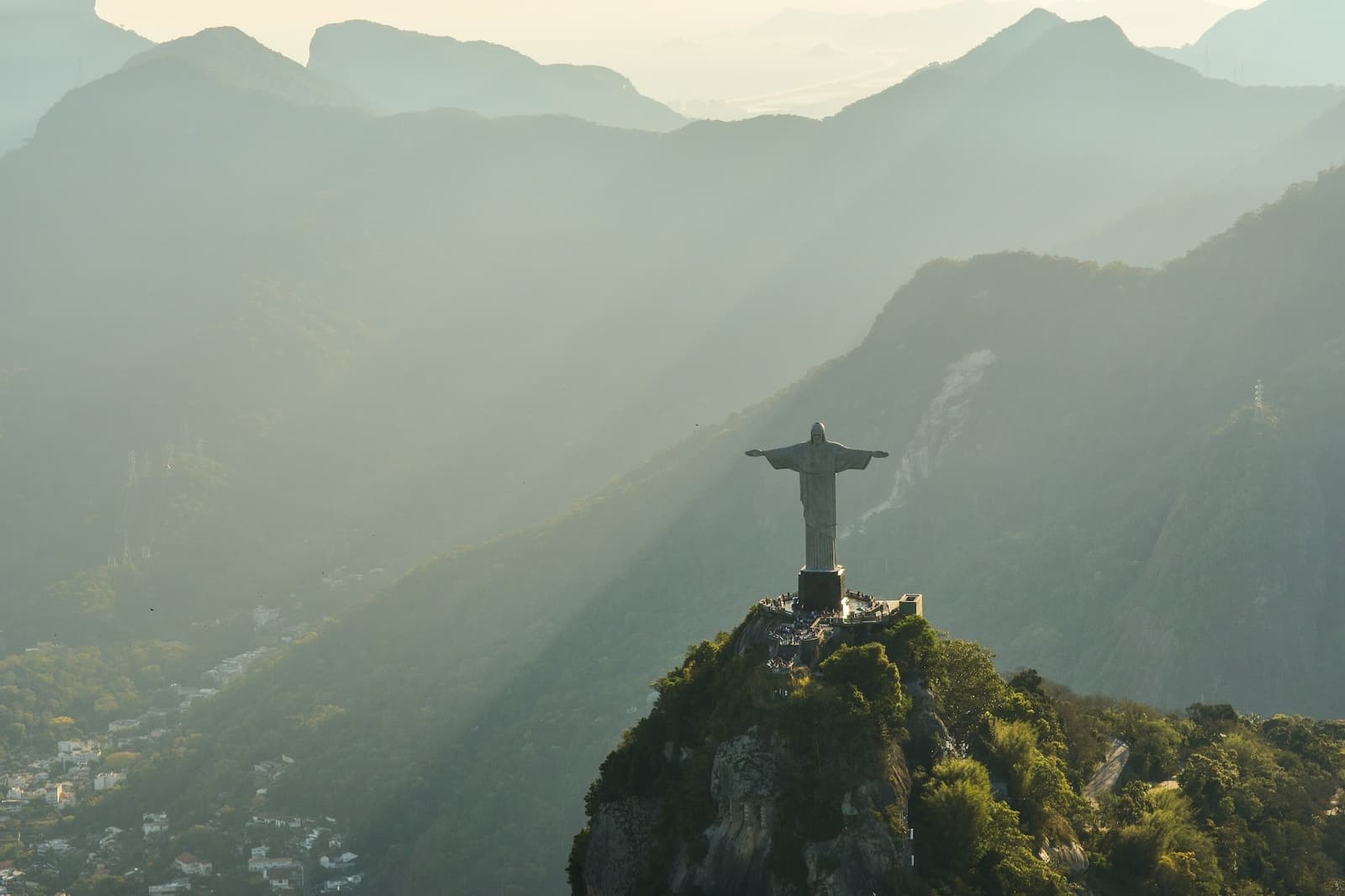 View of Rio from the corcovado