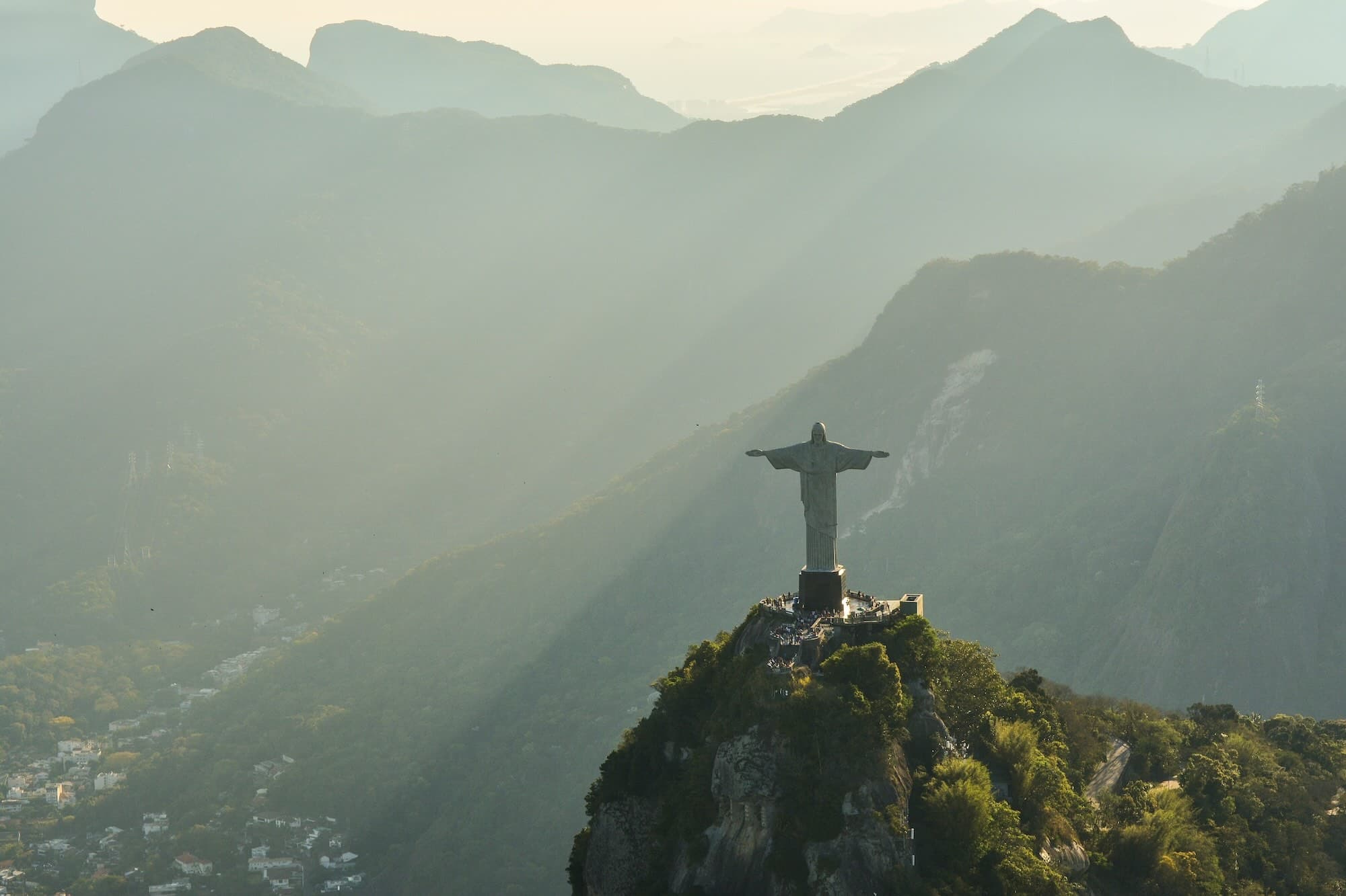 View of Rio from the corcovado