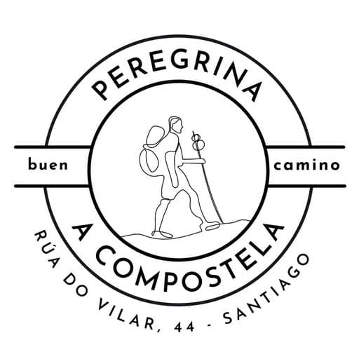 Peregrina a Compostela logo